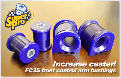 SuperPro FC3S Caster Front Control Arm Bushings