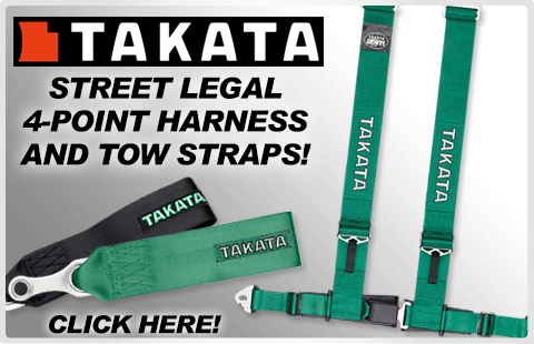 Takata drift harness and tow strap